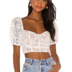 For Love and Lemons Lace Top